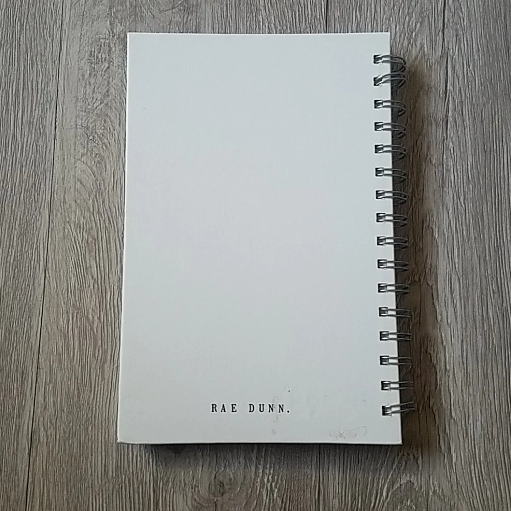 Rae Dunn Spiral Notebook Journal